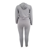 2023 Plus Size Women Clothing Women Sweatsuit Set Printed Sport Wear Track Suit