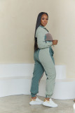 Colorblock Long Sleeve Sportswear Set