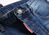 Men's Mid-rise Paint Splatter Slim Fit Jeans