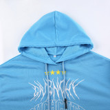 Y2k Women 2023 Fashion Long Sleeve Crop Hoodies Booty Skirt Set