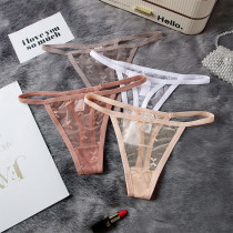 MOQ 3PCS Seductive Lace Thong Underwear