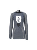 Knitting Birthday Bodycon Midi Halter Neck Tie Up Dress with Cover-ups 2 Piece Sets