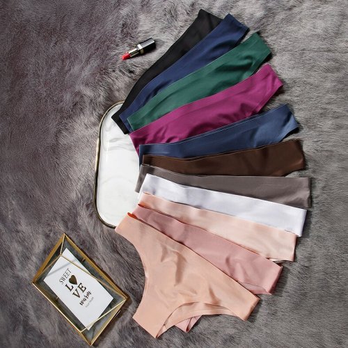 Women's Breathable Ice Silk  Low-Waist Sports Underwear