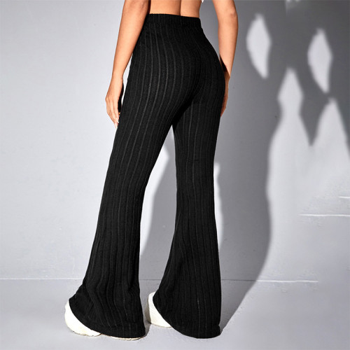 High Waist Flare Leg Pants