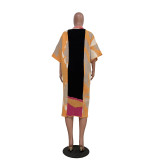 Casual Short Sleeve Knitted Turndown Neck Long Cardigan Coat