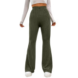 High Waist Flare Leg Pants