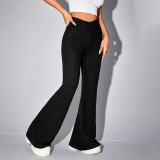 High Waist Flare Leg Pants