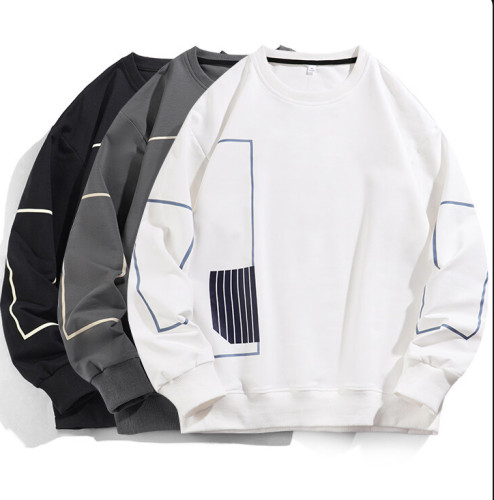 Premium Cotton Blend Long Sleeve Sweatshirt for Men