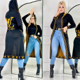 Autumn/winter Knitted Cardigan Hooded Sweater
