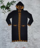 Autumn/winter Knitted Cardigan Hooded Sweater