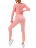 Long Sleeve One Piece Yoga Wear Quick-drying Sports Seamless Yoga Jumpsuit