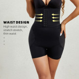 High-Waisted Buckle Closure Waist Cincher Tummy Control Sponge Pad and Butt Lifter Pants