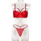 Seductive Red Passionate Lingerie Set