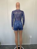 She Classy Bodysuit Skort Set