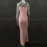 Sparkling Diamond Sensual Mermaid Gown Dress