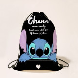 Drawstring Bag Stitch Cartoon Printing String Backpack Portable Storage Bag Gifts