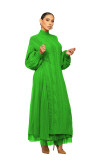 Hot Style Winter Long Sleeve Mesh Turtleneck Knitted Long Dresses