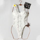 Sensual Bodycon Lace Bodysuit