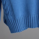Casual and Chic Turtleneck Sweater Set with Wide Leg Pants for Women