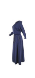 Fashionable Casual Hooded Sweatshirt High Waist Slit Skirt Suit