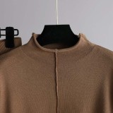 Knitted Sweater and Wide-Leg Pants Set for Women