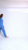 Knit Half-High Collar Sweater Set Solid Color Loose Warm Pullover Two-Piece Set