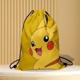 Pikachu POKEMON Cartoon Drawstring Handbag Storage Bag