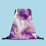 Tie-dye Gift Bag Drawstring Bag Outdoor Shopping Bag Student Backpack Bag