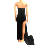 WomenSexy Sequins Patchwork Dress