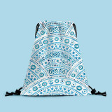 Tie-dye Gift Bag Drawstring Bag Outdoor Shopping Bag Student Backpack Bag