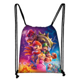 Mario Bunch Pocket Super Mario Cartoon Basketball Storage Bag Backpack