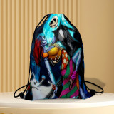 The Nightmare Before Christmas Cartoon Animation Drawstring Bag