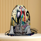 The Nightmare Before Christmas Cartoon Animation Drawstring Bag
