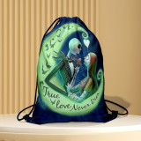 The Nightmare Before Christmas Cartoon Animation Drawstring Bag