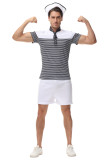 Vintage French Sailor Mens Military Navy Captain Costume