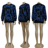 Women's Round Neck Knitted Thick Sweater