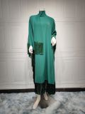 Elegant Batwing Tassel Kaftan for Modest Party Attire