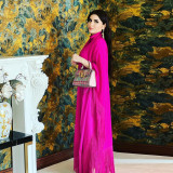 Elegant Batwing Tassel Kaftan for Modest Party Attire