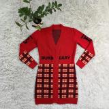 Knitted Cardigan Sweater
