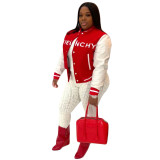 Fashion Embroidered Elegant Single-breasted Jacket Coat