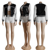 Fashion Embroidered Elegant Single-breasted Jacket Coat