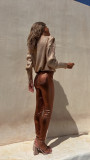 Casual Tight Fitting Pocket Trousers Fashion Women Trousers