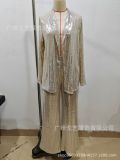 Chic Sequin Embellished Versatile Mini Suit Set