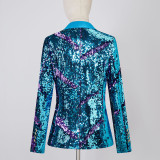 Ladies' High-End Two-Tone Shimmer Blazer