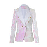 Ladies' High-End Two-Tone Shimmer Blazer