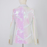 Ladies' High-End Two-Tone Shimmer Blazer