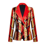 Ladies' High-End Two-Tone Shimmer Blazer