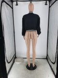 Women's Sewing Letter Baseball Jacket