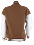 Women's Sewing Letter Baseball Jacket