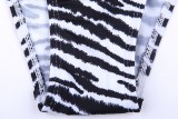 Sexy Printed Beach Brazilian Bikini Hard Cup Breast Swimsuit